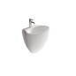 ERGO lavabo cm 55x45xh60, senza foro troppopieno