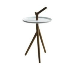 ERGO tavolino struttura  in legno massello di iroko