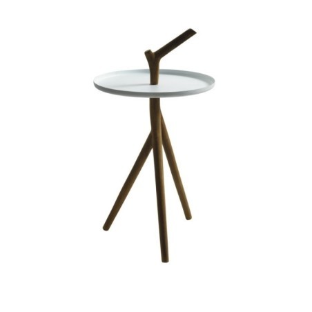 ERGO tavolino struttura  in legno massello di iroko