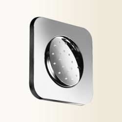 WELLNESS Soffioncino quadrato ad incasso cromo