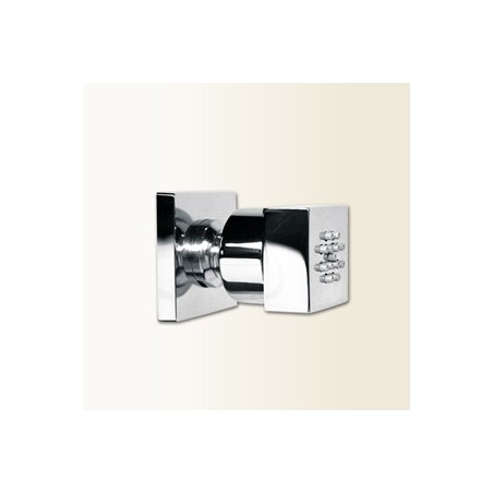 WELLNESS Soffioncino quadrato cromo