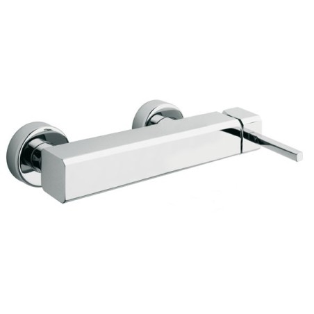 P-QUADRO rubinetto monocomando doccia esterno con Duplex