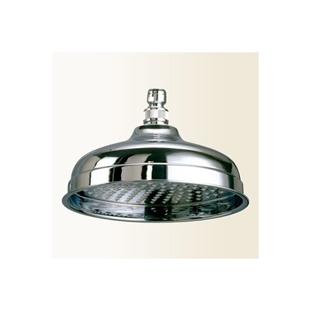 WELLNESS soffione retrò diam.200 in ottone finitura cromo