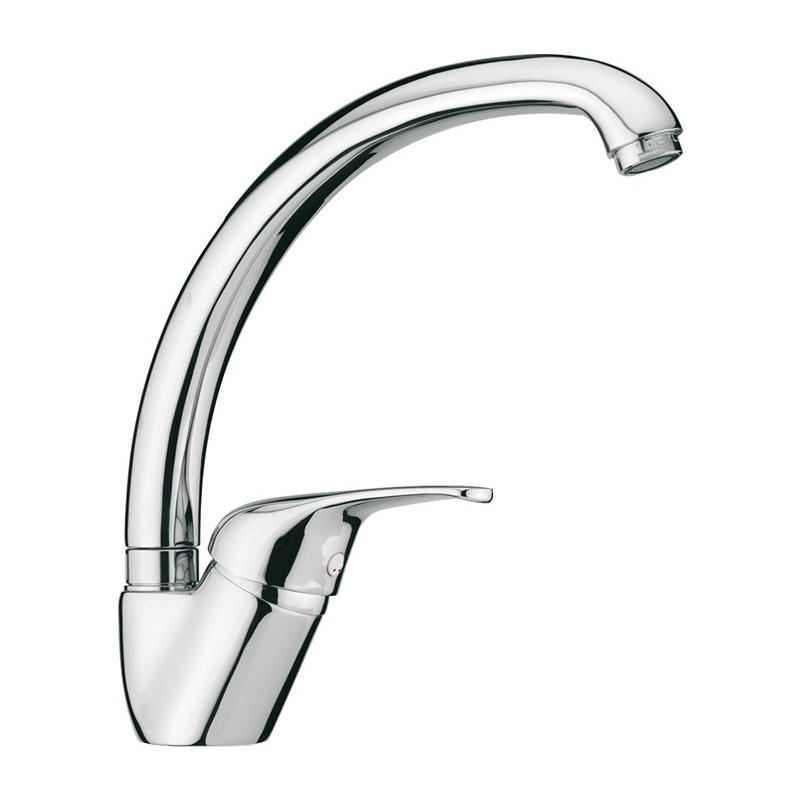 NEOMIX miscelatore monocomando con leva laterale finitura cromo