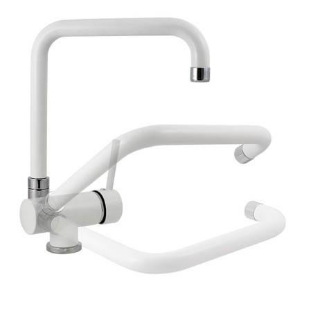 NOVOMIX miscelatore monocomando con canna abbattibile finitura cromo