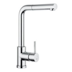 VEMIXEXTL miscelatore monocomando con doccia estraibile finitura cromo