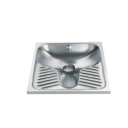 TH-2071 Turca da incasso con spartiacque inox satinato