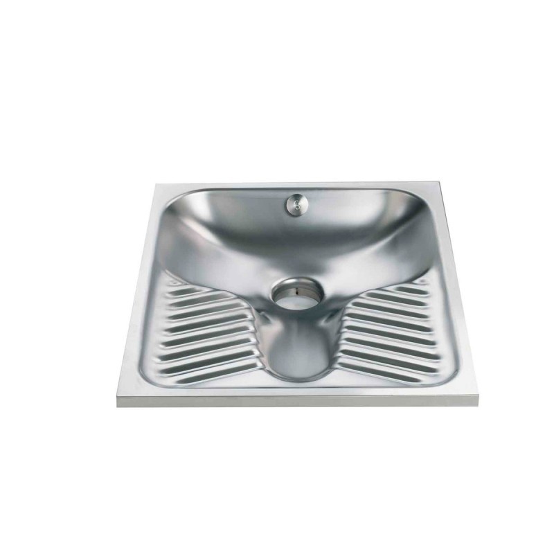 TH-2071 Turca da incasso con spartiacque inox satinato
