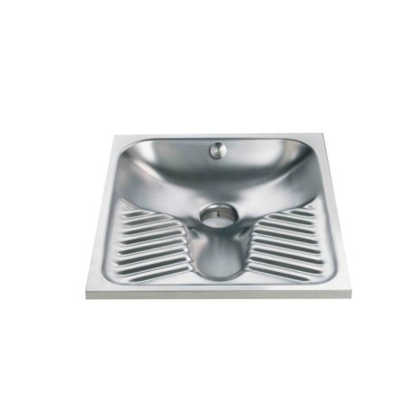 TH-2071 Turca da incasso con spartiacque inox satinato