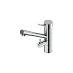 IDEALAQUA rubinetto cucina a 3 vie separate finitura cromo