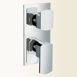 SOPHIE miscelatore monocomando doccia/vasca incasso con deviatore 4 uscite finitura cromo