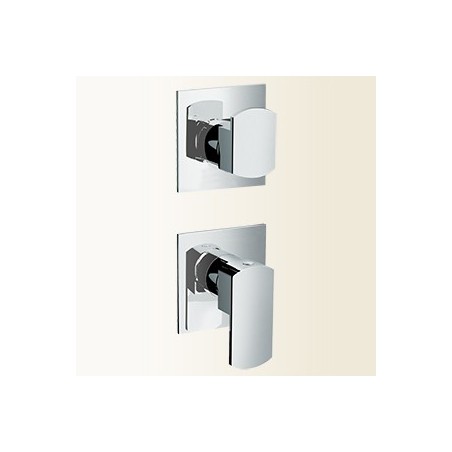 SOPHIE miscelatore monocomando doccia/vasca incasso con deviatore 5 uscite finitura nickel spazzolato