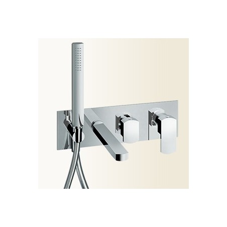 SOPHIE miscelatore per vasca ad incasso con deviatore e kit  finitura cromo