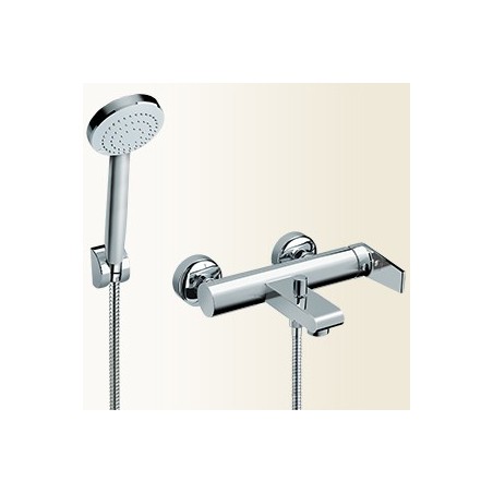 KYRO miscelatore per vasca esterno con duplex finitura cromo