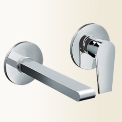 KYRO miscelatore per lavabo ad incasso finitura cromo