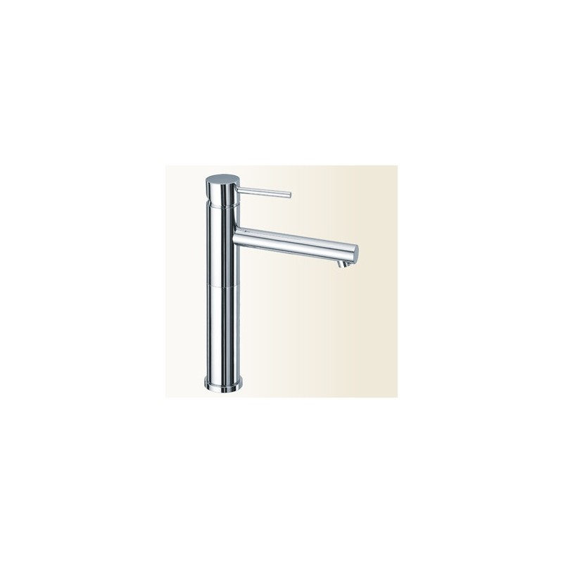 SIMPLY Miscelatore lavabo con prolunga 200 mm e bocca lunga finitura nickel spazzolato