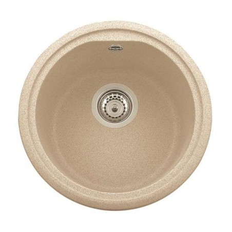 ATLANTIC 43.10 Lavello cucina tondo finitura microultragranit 70 black matt