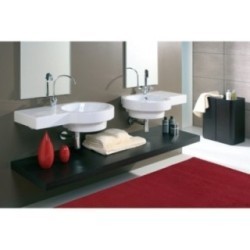 TUTTO-EVO lavabo sospeso 75 dx