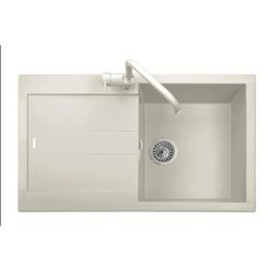 ELEGANCE 86.10 Lavello cucina ad una vasca più scolapiatti finitura micro ultragranit 94 avena