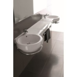 TUTTO-EVO lavabo sospeso 75 dx