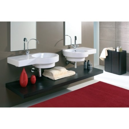 TUTTO-EVO lavabo sospeso 75 sx