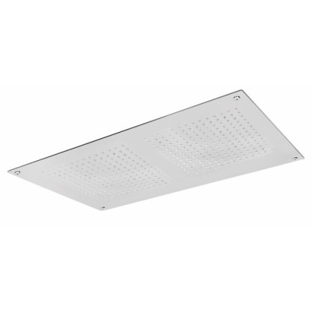 Soffione da incasso in acciaio inox monogetto 700x400