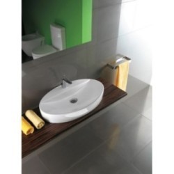 NICOLE lavabo monoforo da appoggio