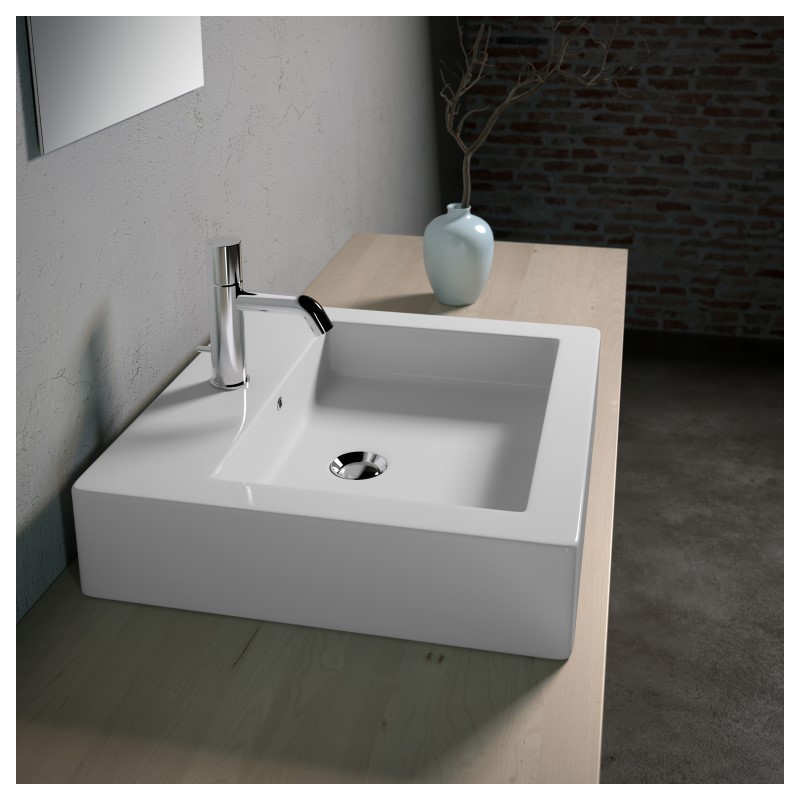 VESNA lavabo da appoggio/sospeso 53 x 48.5 cm