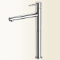 HEOS Miscelatore per lavabo con prolunga 200 mm e bocca lunga finitura nickel spazzolato