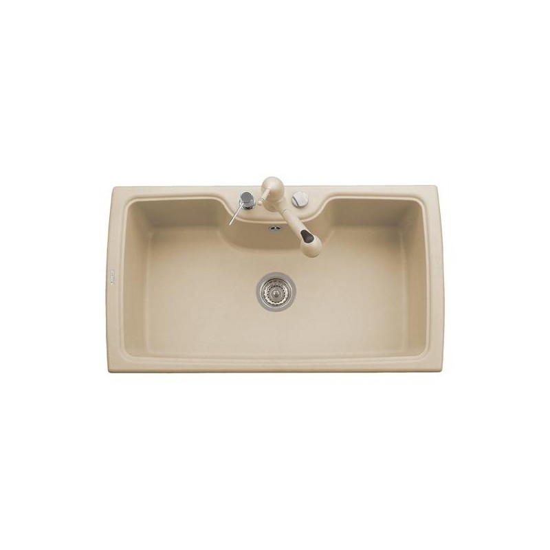 HARMONY 86.00 Lavello cucina monovasca finitura ultrametal 42 titanio