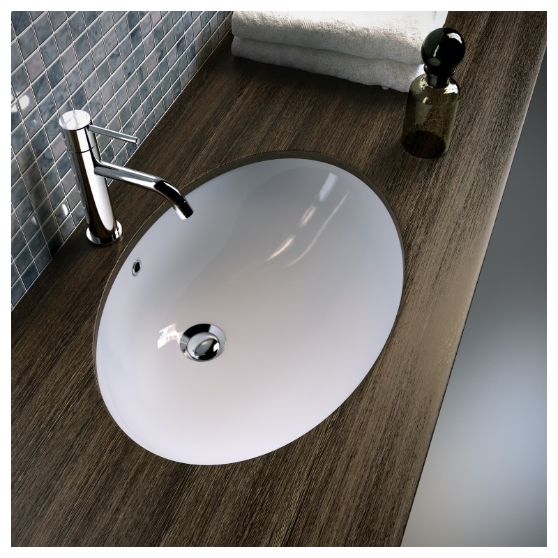 SOTTOPIANO OVALE lavabo sottopiano
