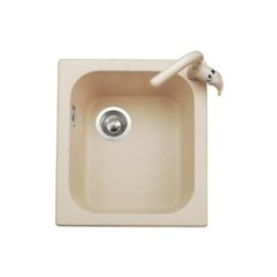 HARMONY 43.10 Lavello cucina ad una vasca finitura micro ultragranit 70 black matt