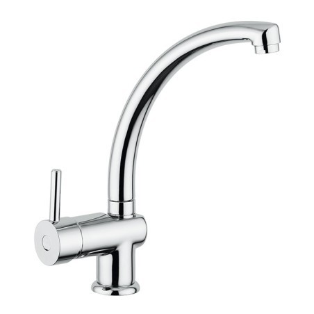 EUROMIX miscelatore monocomando con canna fusa finitura microultragranit 70 black matt