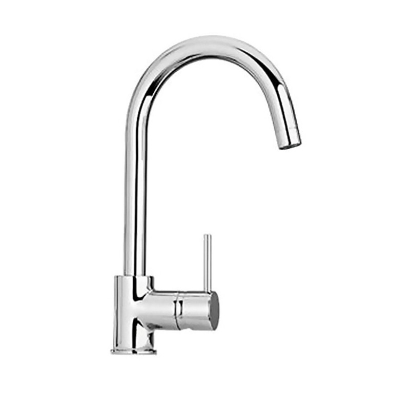 PETRAMIX miscelatore monocomando con canna a ponte finitura microultragranit 94 avena