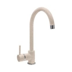 PETRAMIX miscelatore monocomando con canna a ponte finitura ultrametal 44 nero