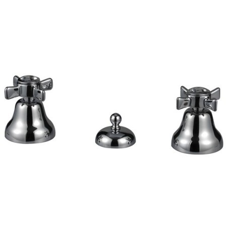 BIJOU batteria bidet 3 fori con scarico 1 pollice 1/4 finitura cromo