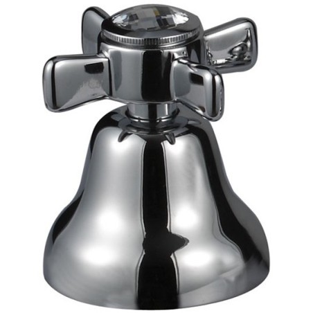 BIJOU rubinetto d'arresto 1/2pollice finitura cromo