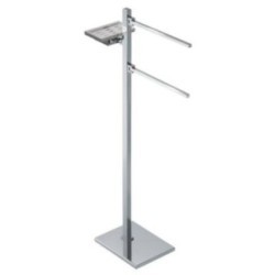 CUBE Piantana con elementi mobili - 2 portasalviette e sapone