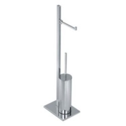 MATISSE Piantana con elementi mobili - porta rotolo e scopino -