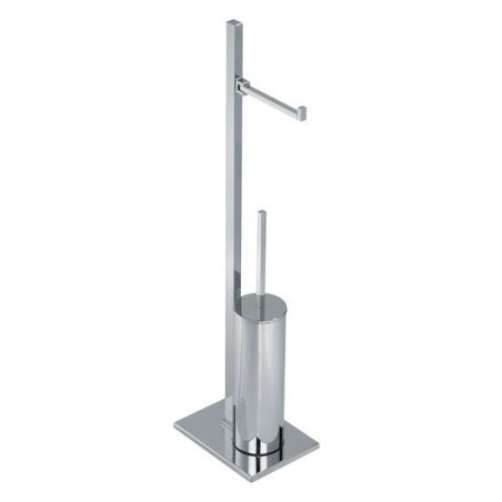 MATISSE Piantana con elementi mobili - porta rotolo e scopino -