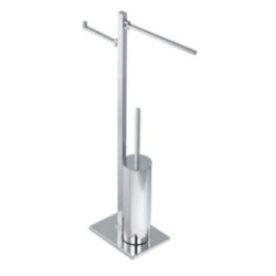 MATISSE Piantana con elementi mobili - porta salviette, porta rotolo e scopino -