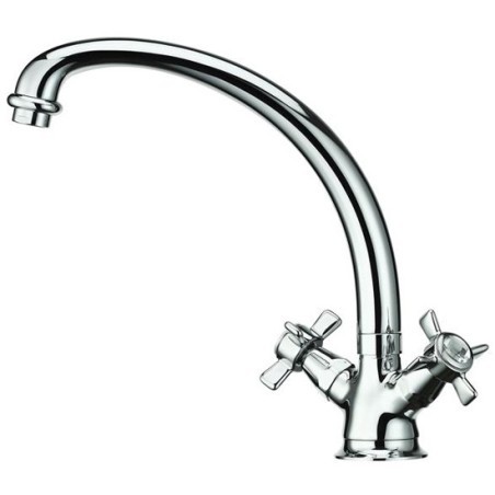 BIJOU monoforo lavello bocca fusa finitura cromo