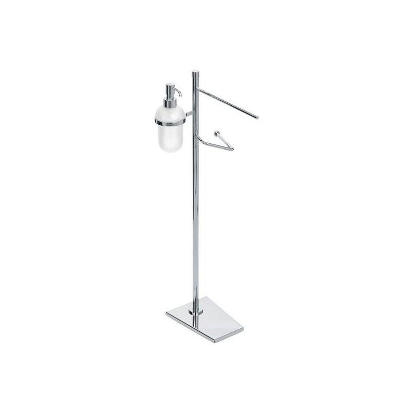 TIFFANY Piantana con elementi mobili - p.salviette, p.rotolo e dosatore -