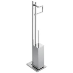 DIVA Piantana porta rotolo e porta scopino