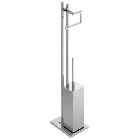 DIVA Piantana porta rotolo e porta scopino