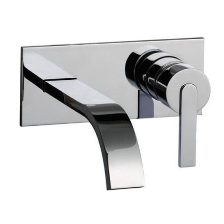 FILO miscelatore lavabo ad incasso con scarico click-clack finitura cromo