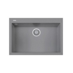 ONE 76.10 Lavandino cucina ad una vasca finitura ultrametal 64 marrone