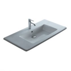 PLUS DESIGN lavabo incasso soprapiano cm 106.