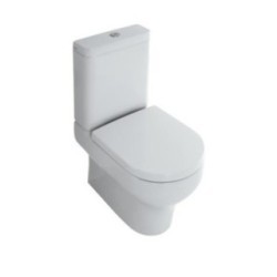 CLEAR vaso monoblocco con cassetta e coprivaso