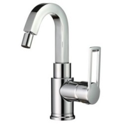 SHARK miscelatore bidet con scarico click-clack  1 pollice 1/4 cromo